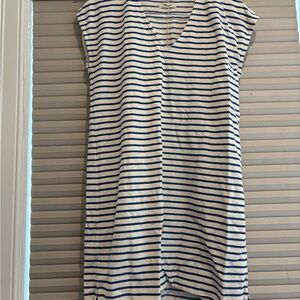 Madewell Blue and White Striped Dress
